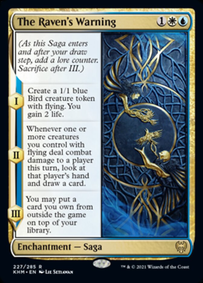The Raven's Warning [Kaldheim] | Devastation Store