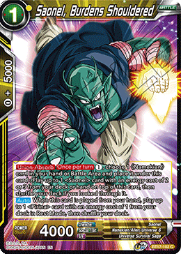 Saonel, Burdens Shouldered (BT17-102) [Ultimate Squad] | Devastation Store