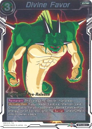 Divine Favor (BT9-088) [Universal Onslaught Prerelease Promos] | Devastation Store