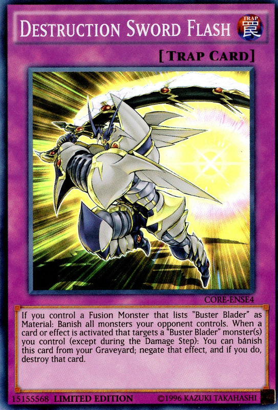 Destruction Sword Flash [CORE-ENSE4] Super Rare | Devastation Store