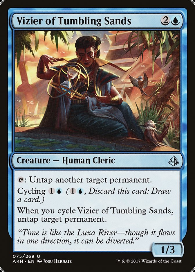 Vizier of Tumbling Sands [Amonkhet] | Devastation Store