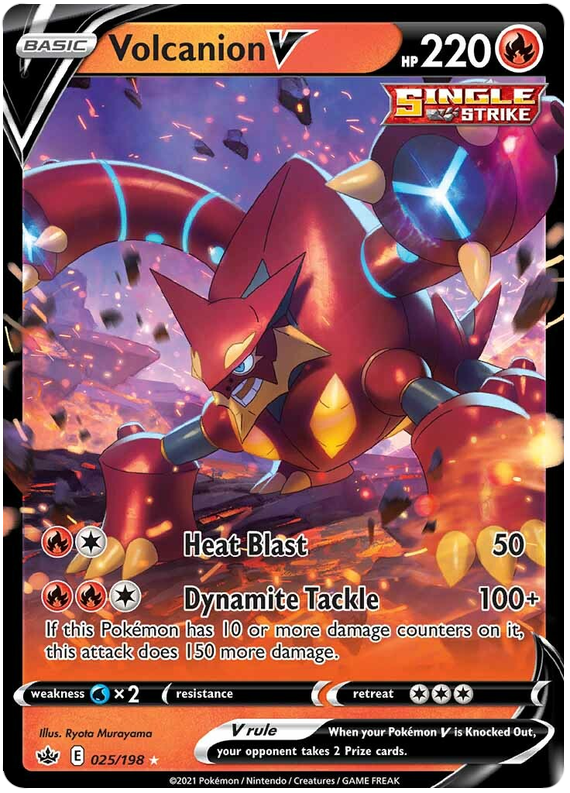 Volcanion V (025/198) [Sword & Shield: Chilling Reign] | Devastation Store