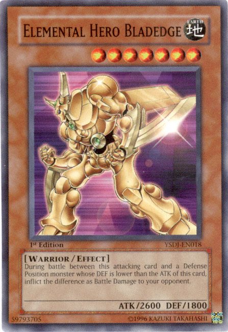 Elemental HERO Bladedge [YSDJ-EN018] Common | Devastation Store