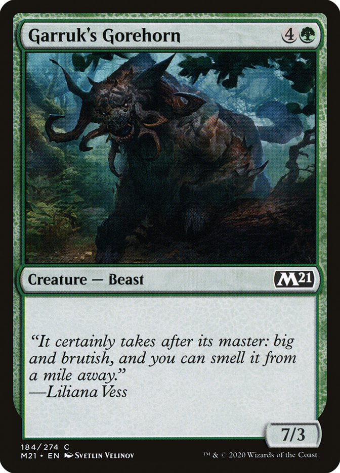 Garruk's Gorehorn [Core Set 2021] | Devastation Store