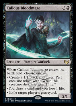 Callous Bloodmage [Strixhaven: School of Mages] | Devastation Store