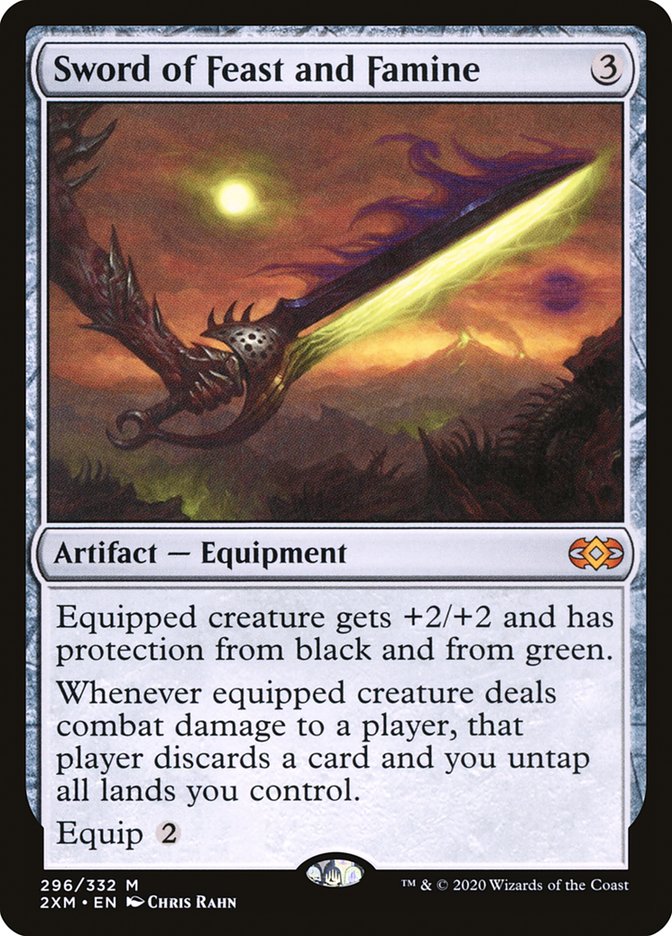 Sword of Feast and Famine [Double Masters] | Devastation Store