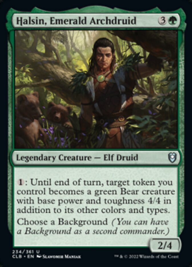 Halsin, Emerald Archdruid [Commander Legends: Battle for Baldur's Gate] | Devastation Store