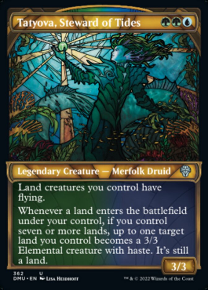 Tatyova, Steward of Tides (Showcase Textured) [Dominaria United] | Devastation Store