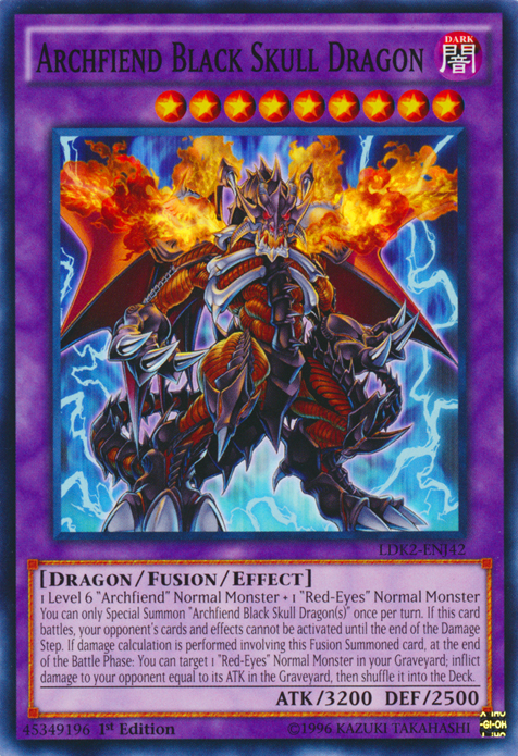Archfiend Black Skull Dragon [LDK2-ENJ42] Common | Devastation Store
