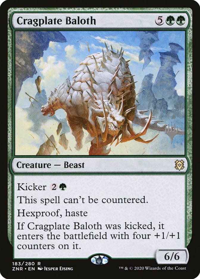 Cragplate Baloth (Promo Pack) [Zendikar Rising Promos] | Devastation Store