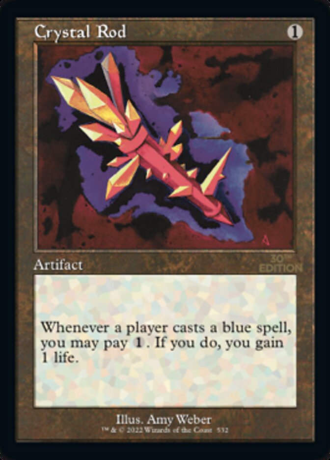 Crystal Rod (Retro) [30th Anniversary Edition] | Devastation Store