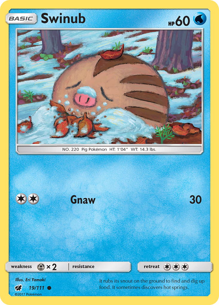 Swinub (19/111) [Sun & Moon: Crimson Invasion] | Devastation Store