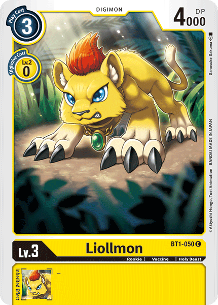 Liollmon [BT1-050] [Release Special Booster Ver.1.0] | Devastation Store