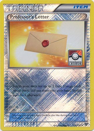 Professor's Letter (123/146) (League Promo) [XY: Base Set] | Devastation Store