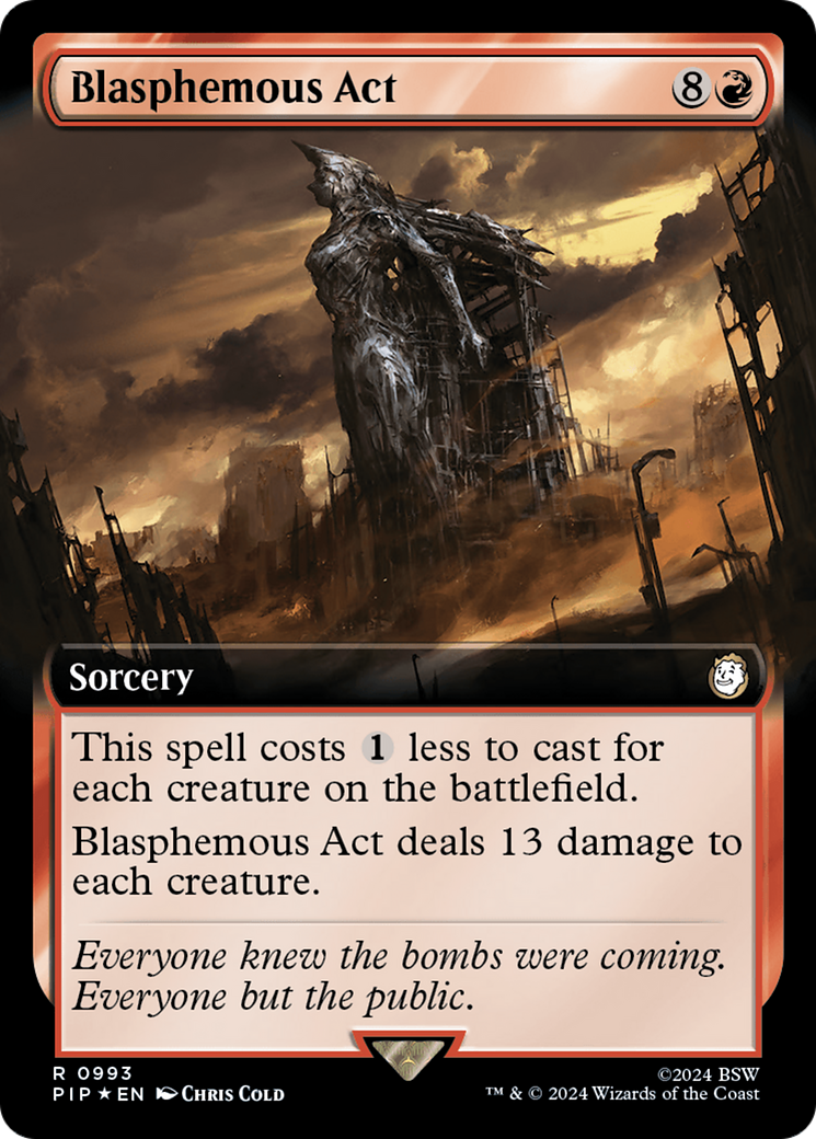 Blasphemous Act (Extended Art) (Surge Foil) [Fallout] | Devastation Store