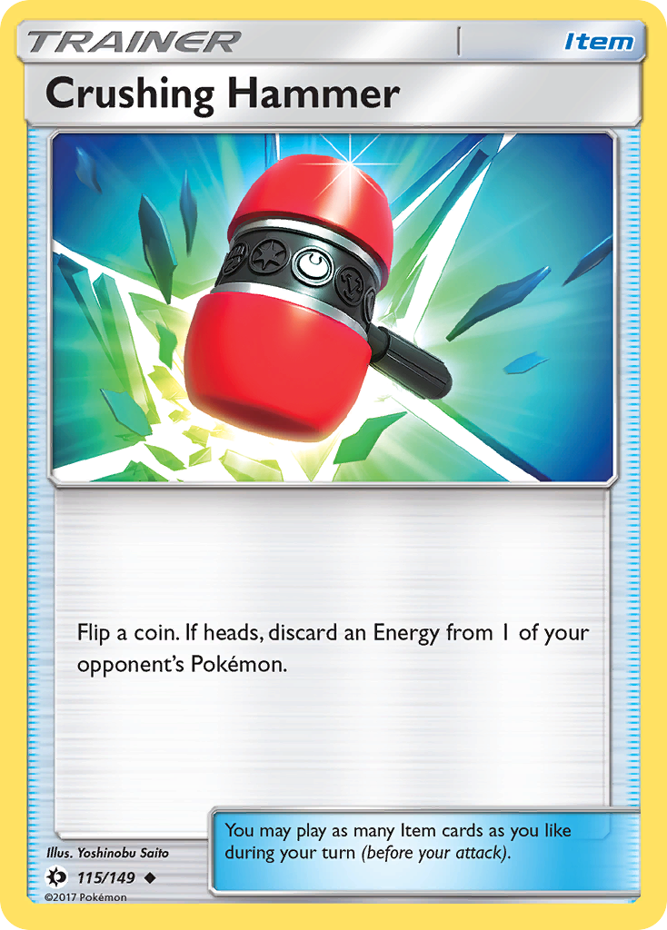Crushing Hammer (115/149) [Sun & Moon: Base Set] | Devastation Store