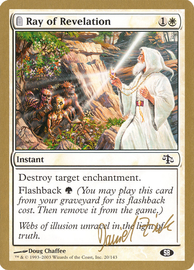 Ray of Revelation (Daniel Zink) (SB) [World Championship Decks 2003] | Devastation Store