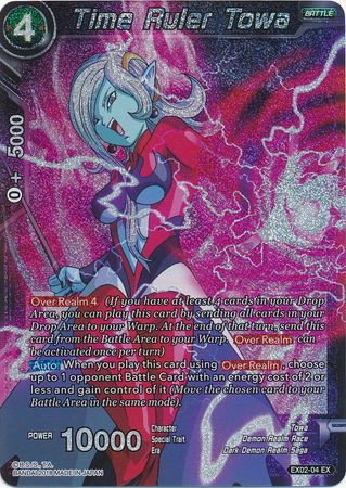 Time Ruler Towa (Foil) (EX02-04) [Dark Demon's Villains] | Devastation Store