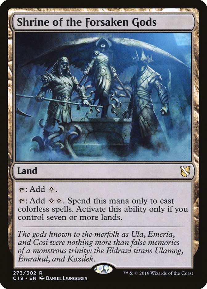 Shrine of the Forsaken Gods [Commander 2019] | Devastation Store