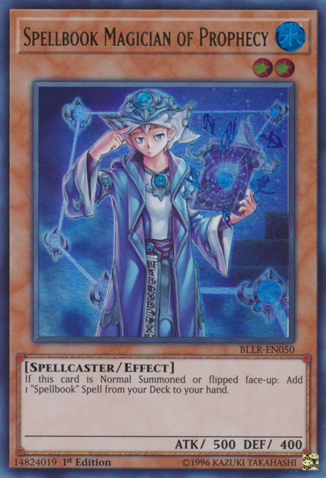 Spellbook Magician of Prophecy [BLLR-EN050] Ultra Rare | Devastation Store