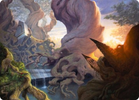Yavimaya, Cradle of Growth Art Card [Modern Horizons 2 Art Series] | Devastation Store