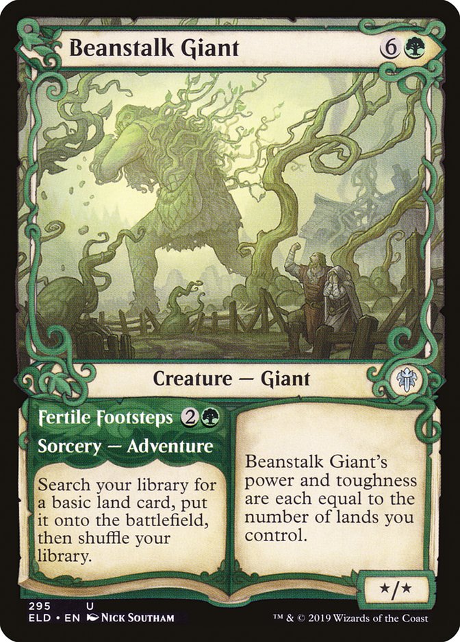 Beanstalk Giant // Fertile Footsteps (Showcase) [Throne of Eldraine] | Devastation Store