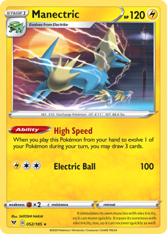 Manectric (052/185) [Sword & Shield: Vivid Voltage] | Devastation Store