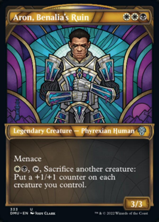 Aron, Benalia's Ruin (Showcase Textured) [Dominaria United] | Devastation Store