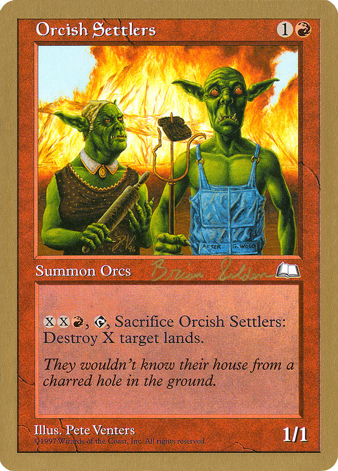 Orcish Settlers (Brian Selden) [World Championship Decks 1998] | Devastation Store