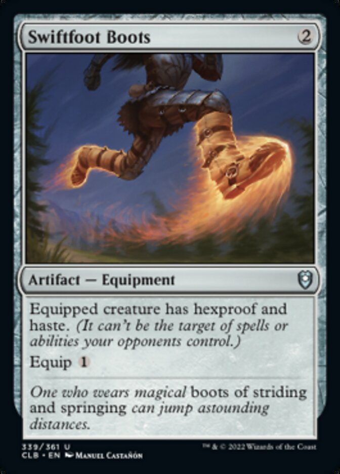 Swiftfoot Boots [Commander Legends: Battle for Baldur's Gate] | Devastation Store
