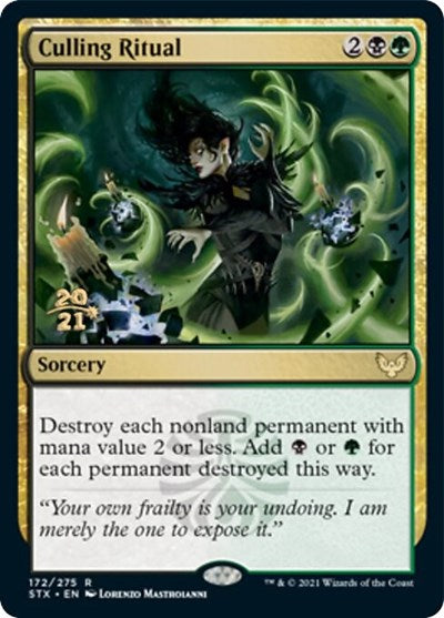 Culling Ritual [Strixhaven: School of Mages Prerelease Promos] | Devastation Store