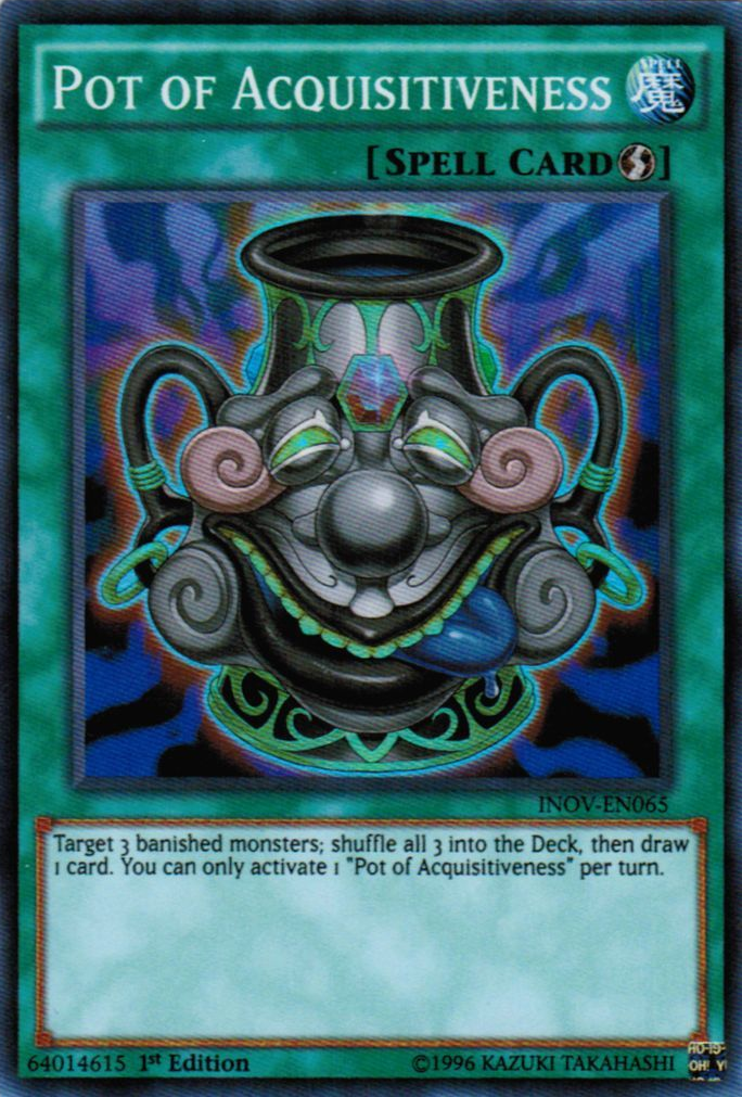 Pot of Acquisitiveness [INOV-EN065] Super Rare | Devastation Store