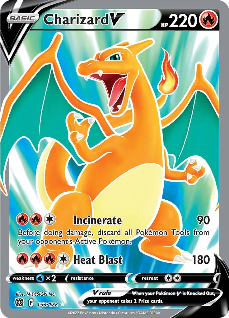 Charizard V (153/172) [Sword & Shield: Brilliant Stars] | Devastation Store