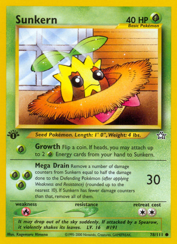 Sunkern (78/111) [Neo Genesis 1st Edition] | Devastation Store