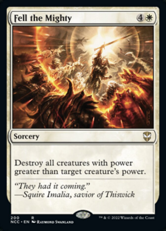 Fell the Mighty [Streets of New Capenna Commander] | Devastation Store