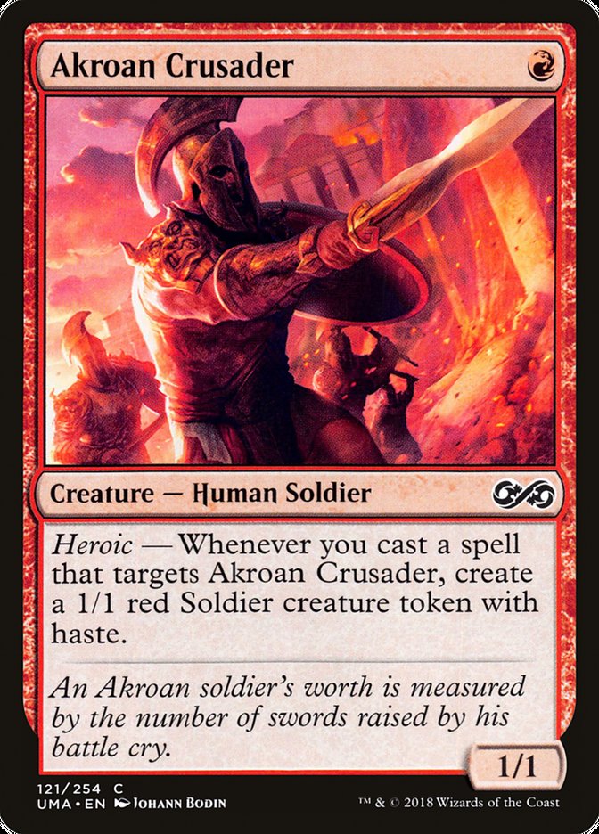Akroan Crusader [Ultimate Masters] | Devastation Store