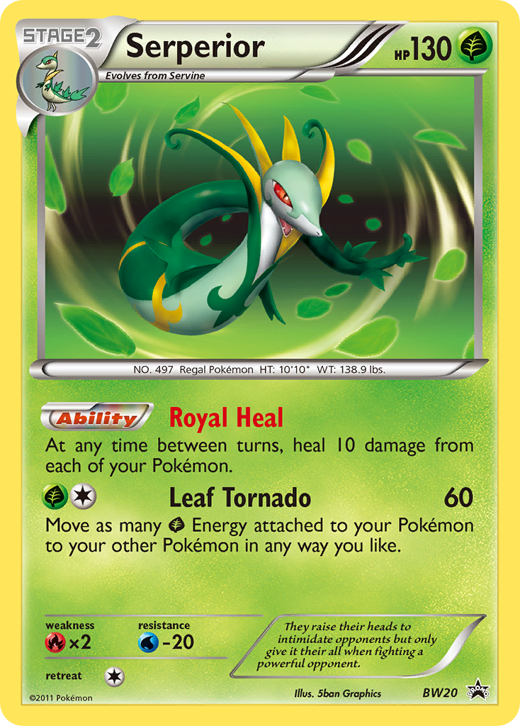 Serperior (BW20) [Black & White: Black Star Promos] | Devastation Store