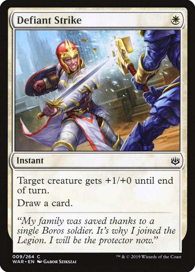 Defiant Strike [War of the Spark] | Devastation Store