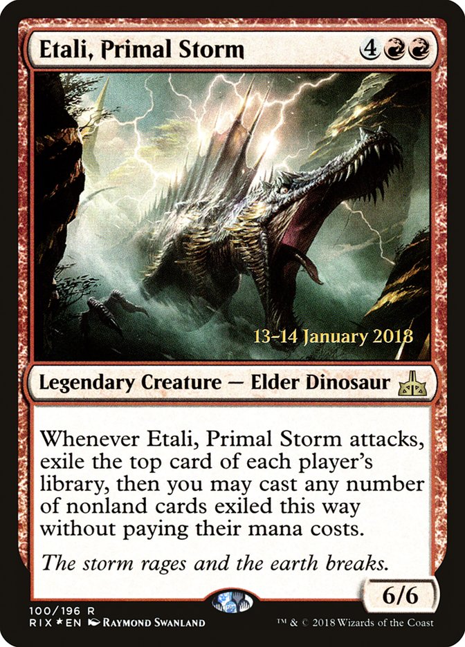 Etali, Primal Storm [Rivals of Ixalan Prerelease Promos] - Devastation Store | Devastation Store