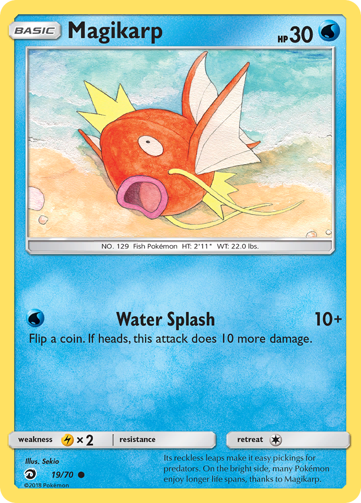 Magikarp (19/70) [Sun & Moon: Dragon Majesty] | Devastation Store