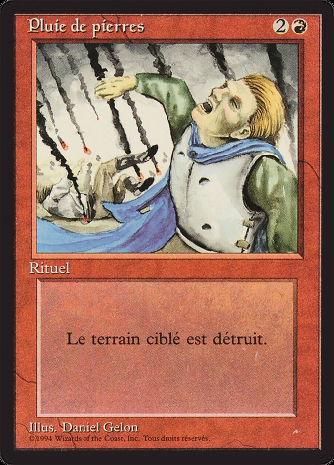 Stone Rain [Foreign Black Border] | Devastation Store