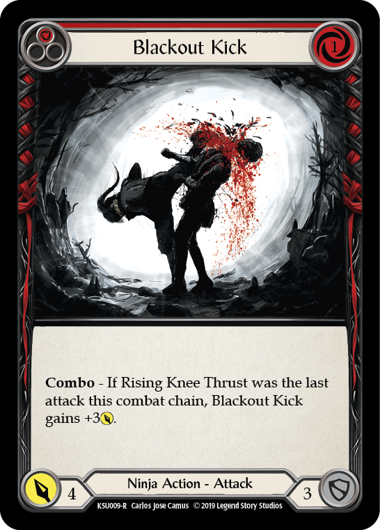 Blackout Kick (Red) [KSU009-R] Normal - Devastation Store | Devastation Store