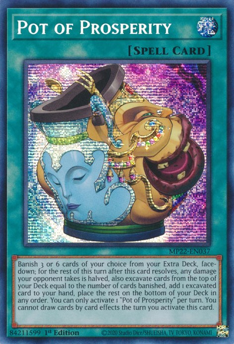 Pot of Prosperity [MP22-EN037] Prismatic Secret Rare | Devastation Store