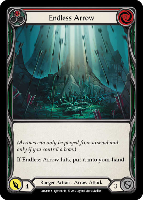 Endless Arrow [ARC045-S] 1st Edition Rainbow Foil - Devastation Store | Devastation Store