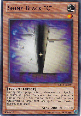 Shiny Black "C" (Blue) [DL14-EN007] Rare | Devastation Store