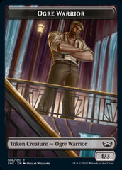 Ogre Warrior // Spirit Double-sided Token [Streets of New Capenna Tokens] | Devastation Store