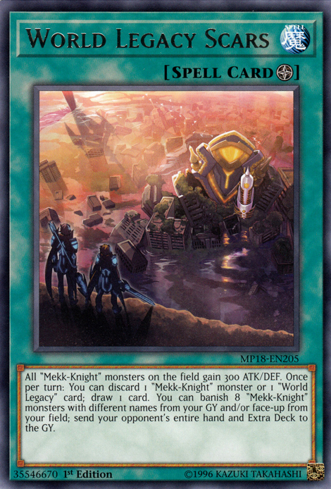 World Legacy Scars [MP18-EN205] Rare | Devastation Store