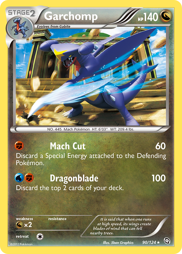 Garchomp (90/124) [Black & White: Dragons Exalted] | Devastation Store