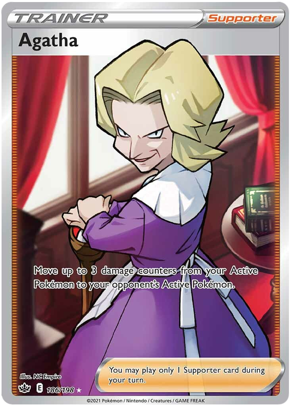 Agatha (186/198) [Sword & Shield: Chilling Reign] | Devastation Store