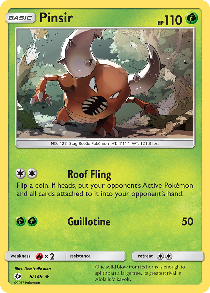 Pinsir (6/149) [Sun & Moon: Base Set] | Devastation Store